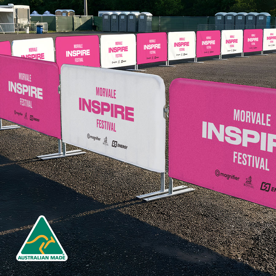 Interlocking Crowd Control Barrier Cover