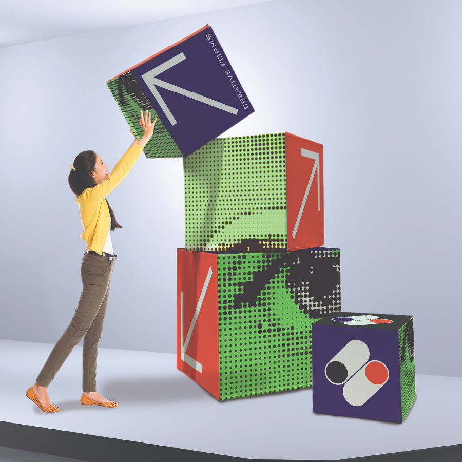 Fabric Display Cubes