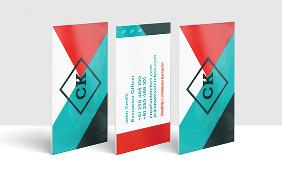 420gsm Luxury Business Card with Velvet Soft Touch Lamination