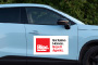 Car Magnets with Digital Print & Lamination