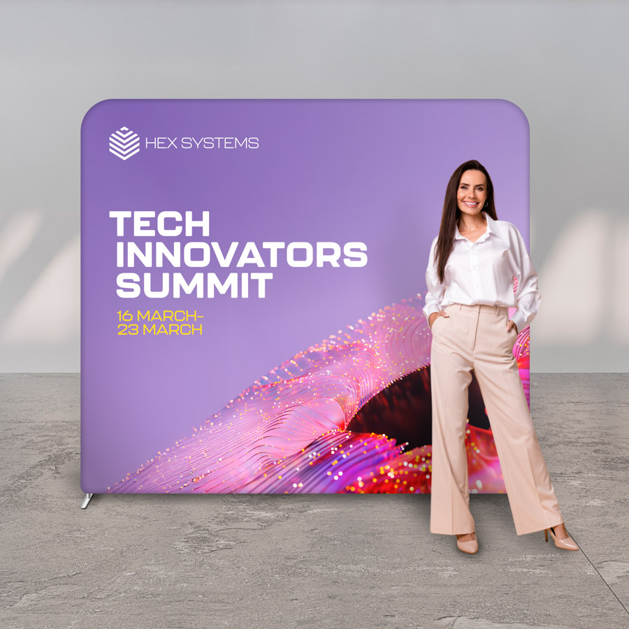 Stretch Fabric Media Walls