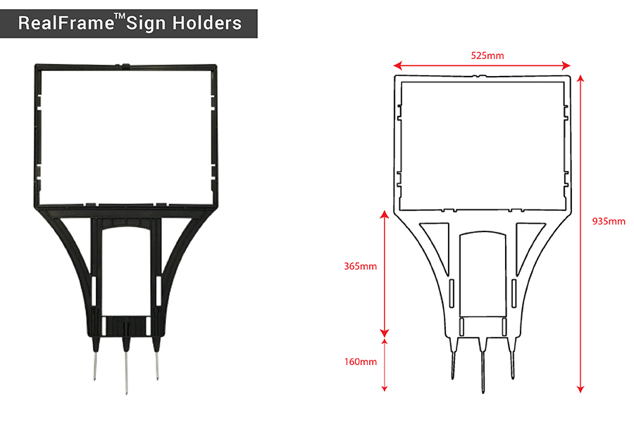 RealFrame Sign Holders