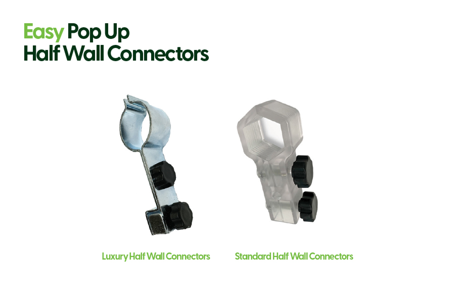 Pop Up Gazebo Half Wall Connectors