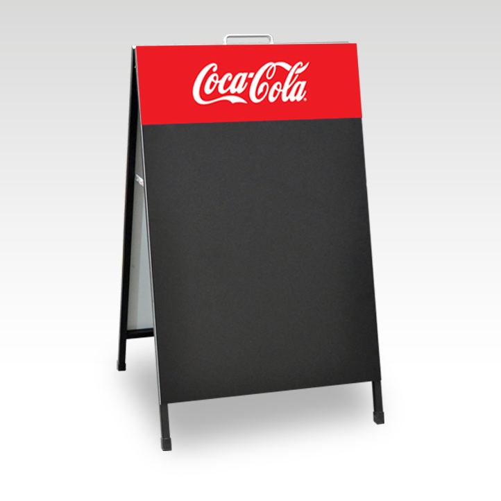 A-Frame Chalkboard with Digital Print