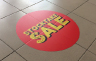 Custom Printed and Cut Floor Sticker